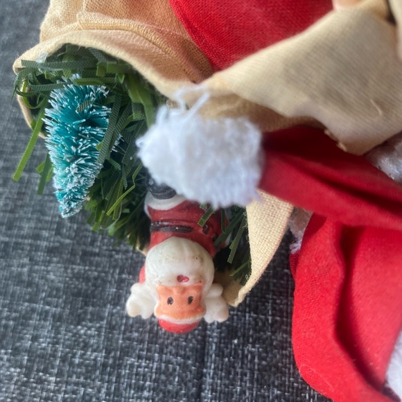 ⭐️Santa Claus porcelain figurine with bell, bag, and elf⭐️ - Picture 6 of 11